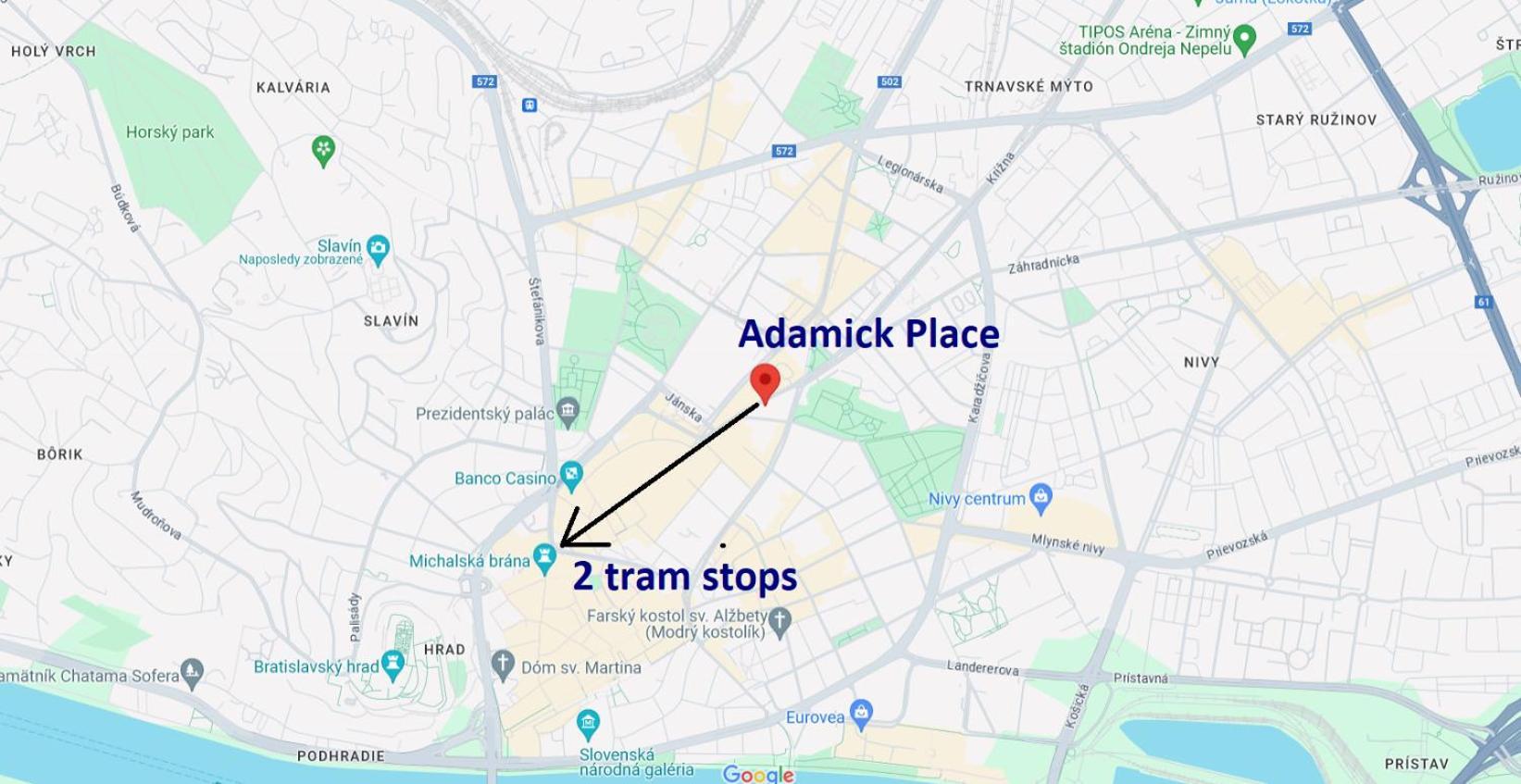 Apartmán Adamick Place In City Centre With Free Parking Bratislava Exteriér fotografie